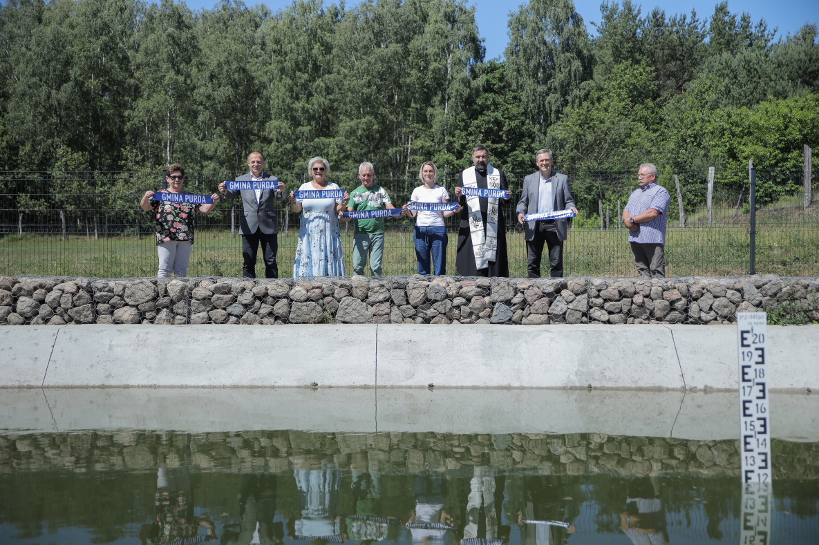 Przebudowa zbiorników wodnych na terenie Gminy Purda
